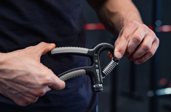 Еспандер регульований Hop-Sport 5-60кг HS-P060HG чорно-сірий Киев