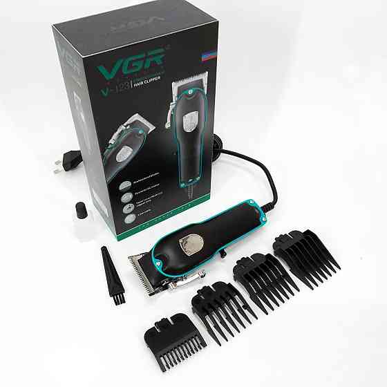 Набір для стрижки волосся на акумуляторі VGR V-123, Машинка для стрижки хороша Тример скронь UH-16 Івано-Франківськ