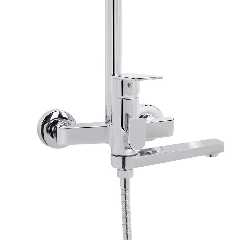 Душова система універсальна Qtap Aries на три споживачі (з виливом) QTARI1112CRM47606 Chrome Київ - фото 4