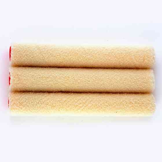 Валик меховой под ручку 6х15х150 мм, ворс 5 мм TITAN COLOR VELORS 3 шт Ровно