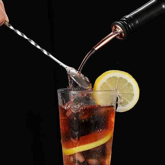 Ложка для коктейлів 27 см нержавіюча Київ