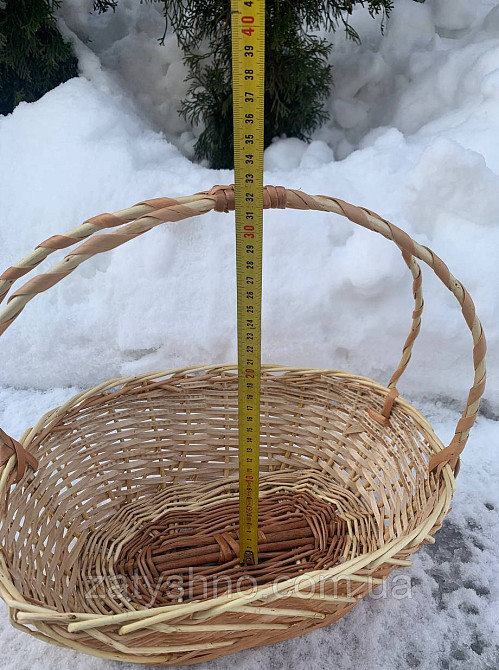 Корзина плетеная с ручкой Киев - изображение 7