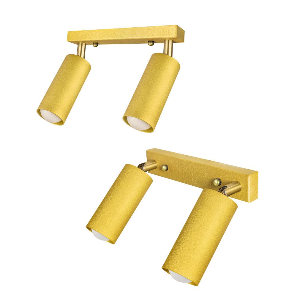 Светильник на планке с поворотними плафонами 2-Е27 Tube MR 1105-2 GD Киев - изображение 1