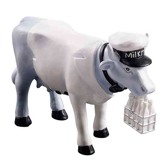Статуэтка корова Vaca Milkman (Size S) коллекционная Белый Киев