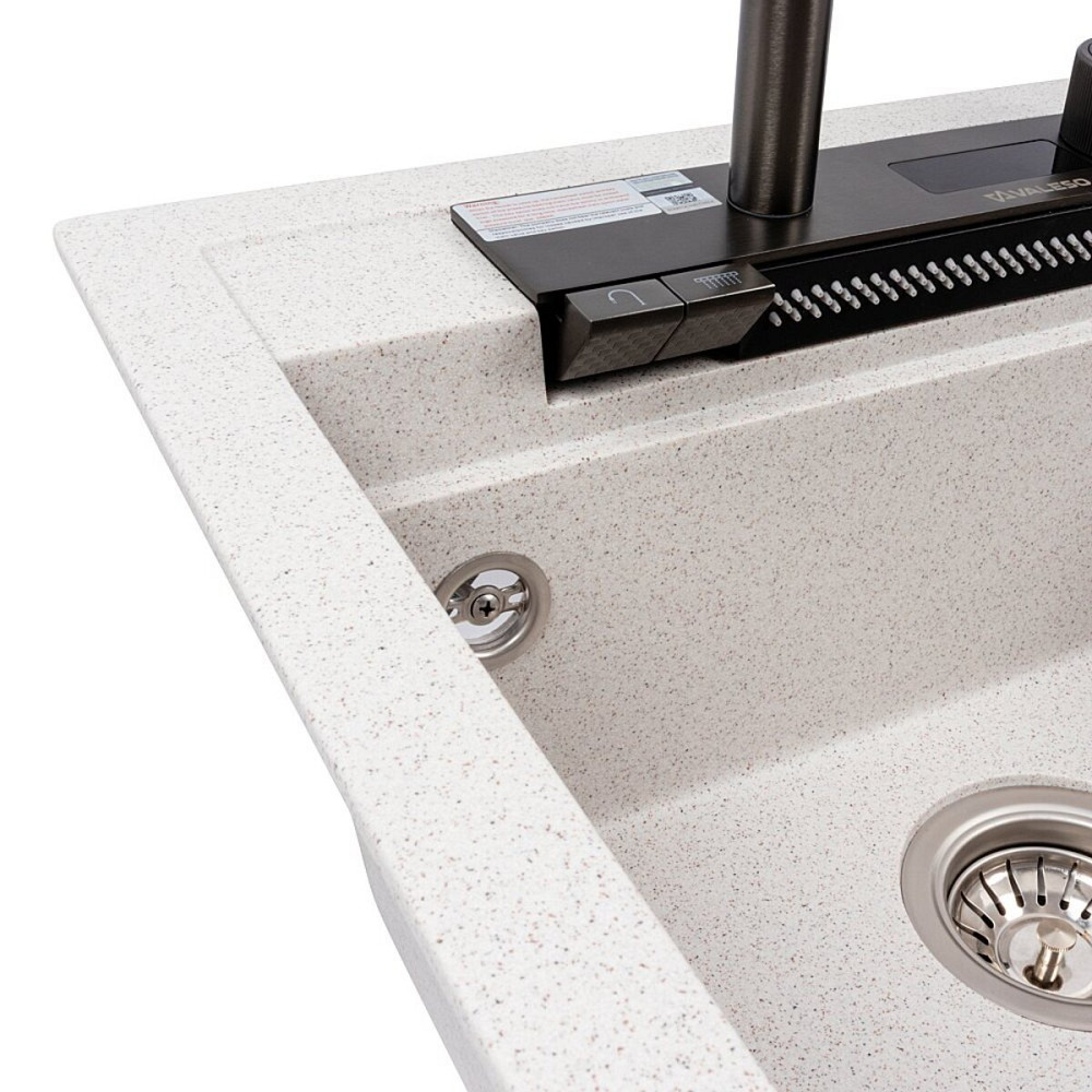 VALESO Українська: Кухонна гранітна мийка VALESO 5149 VIVA топаз Коломия - фото 14