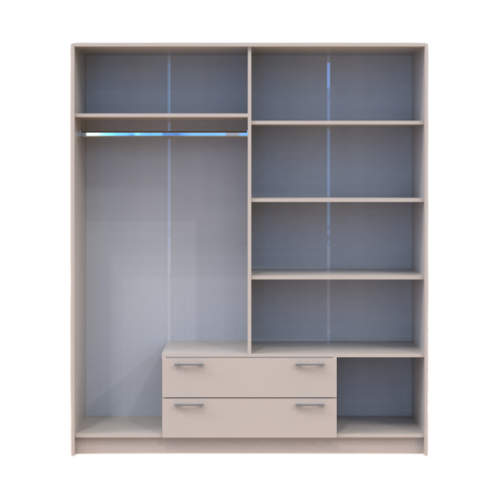 Шкаф для одежды Doros Ронди Кашемир 4 ДСП 160х52х195 (80738477) (DRS-012191) Львов