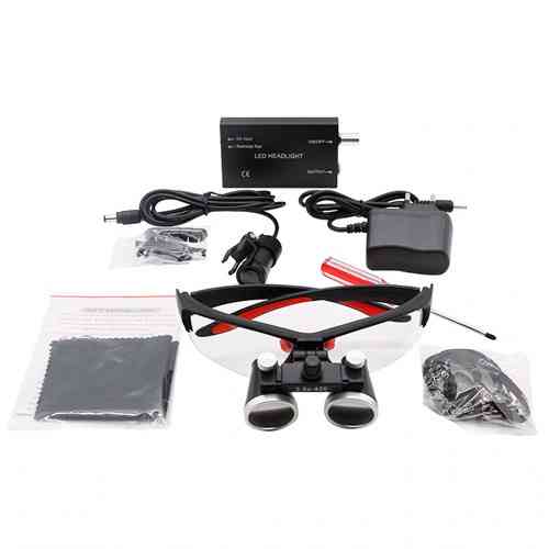 Бінокулярні збільшувальні окуляри-лупа 3.5x 420мм з підсвіткою та акумулятором 1800мАг Київ