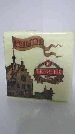 Салфетка  100лист Премьер  Желтый (10 пачка) Харьков