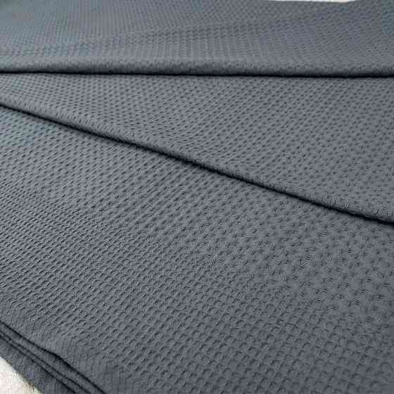 Простирадло-покривало вафельне GM TEXTILE 150х200см 220г/м2 (Сірий) Суми