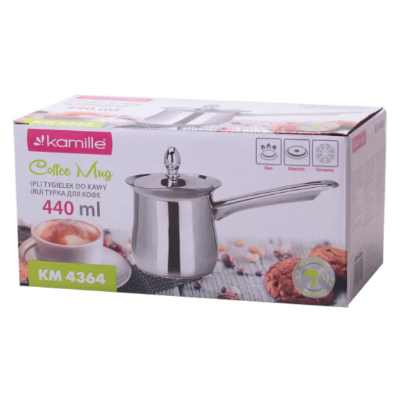 Турка 440мл 4364 KAMILLE Житомир - изображение 2