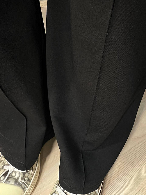 Брюки жіночі MY CITY 8286 палаццо-кльош з високою посадкою чорні, чорний, L Київ - фото 7