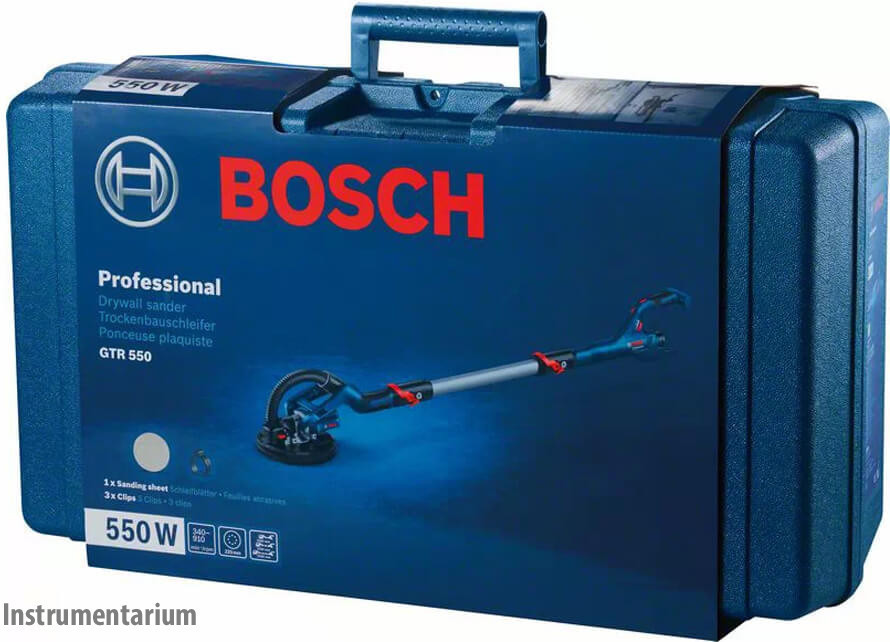 Шлифовальная машина для стен и потолка (жираф) Bosch GTR 550: 550 Вт, 225 мм (06017D4020) Киев - изображение 10