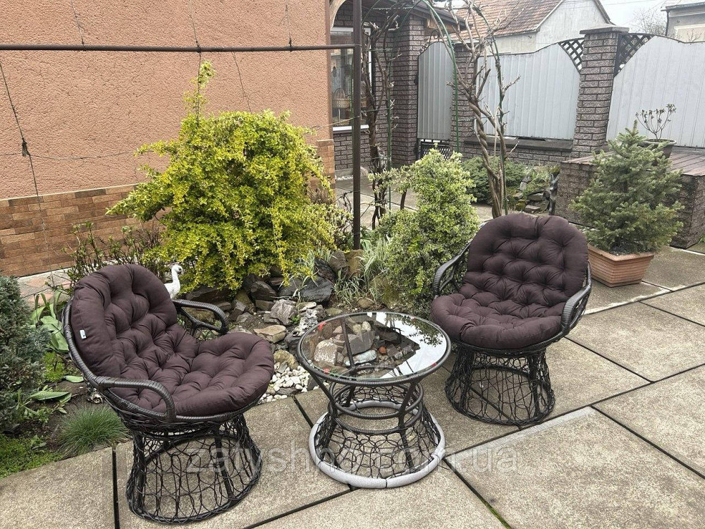 Плетені меблі вуличні з ротанга Київ - фото 4