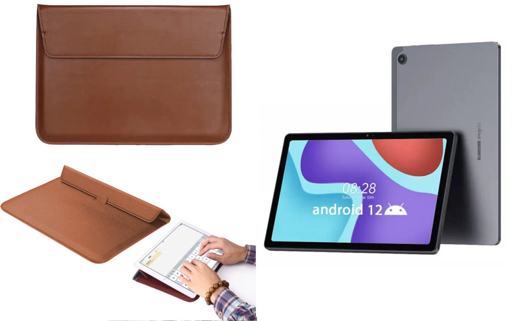Чохол-конверт VitoCase для ALLDOCUBE iPlay 50, iPlay 50 Pro, з функцією підставки для планшета Коричневий Київ - фото 1