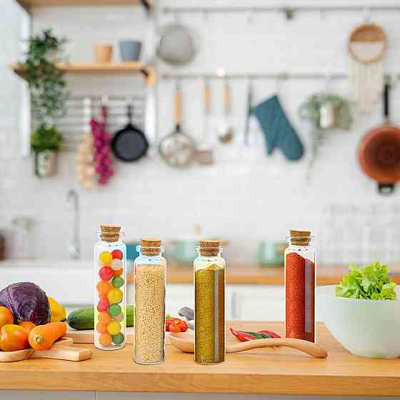 Стеклянные пробирки MXTIMWAN PLP40 прозрачные 40 шт 20 мл с пробками набор для декора Киев