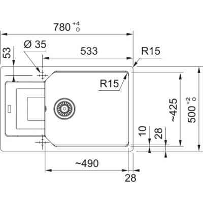 Мийка кухонна Franke 114.0701.803 Вінниця