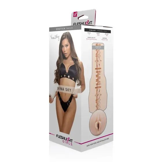 Мастурбатор Fleshlight Girls: Vina Sky — Exotica, зі зліпка вагіни, дуже ніжний Львов