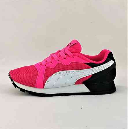 Женские Кроссовки Puma Розовые Тканевые Пума Сеточка (размеры: 36,37,38,39,40) Днепр