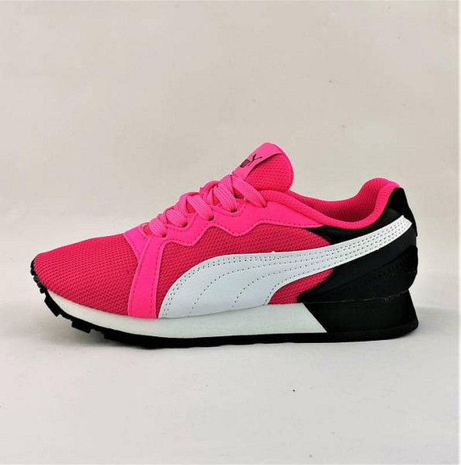 Женские Кроссовки Puma Розовые Тканевые Пума Сеточка (размеры: 36,37,38,39,40) Днепр - изображение 5