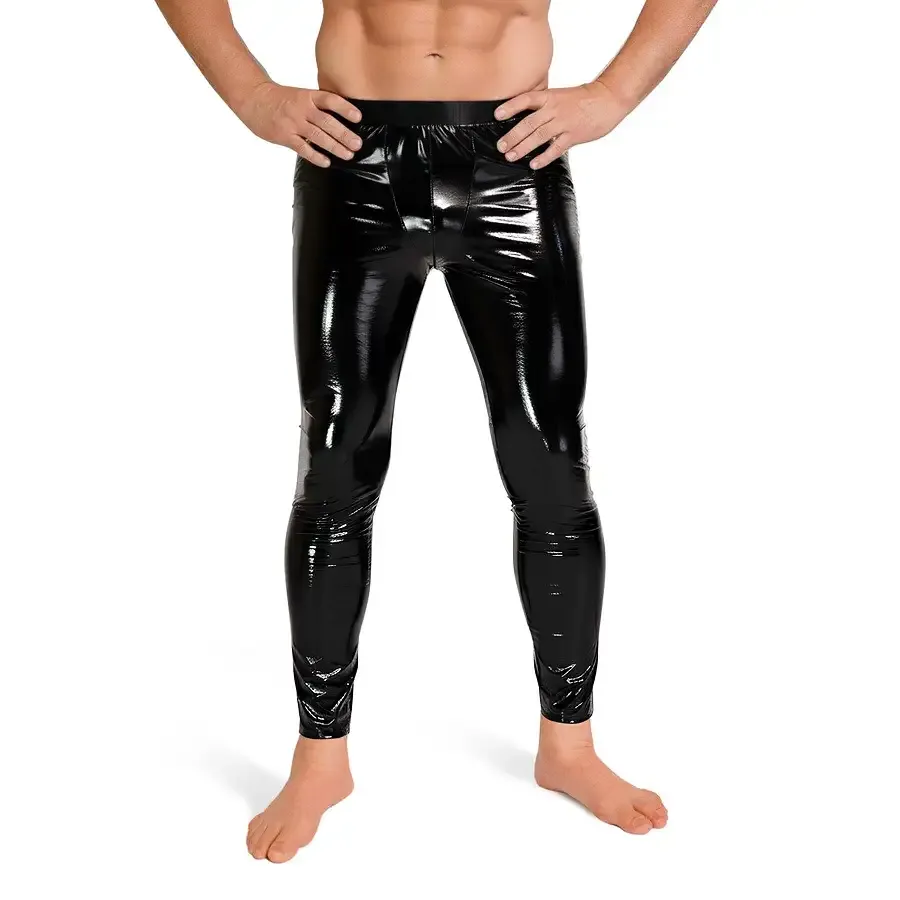 Лаковані чоловічі легінси Art of Sex - Matthias, колір чорний, розмір M Львов - изображение 1