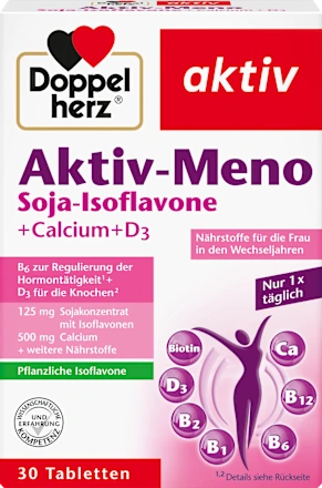 Doppelherz Aktiv-Meno Soja-Isoflavone + Calcium + Vitamin D3 Tabletten 30 St Київ