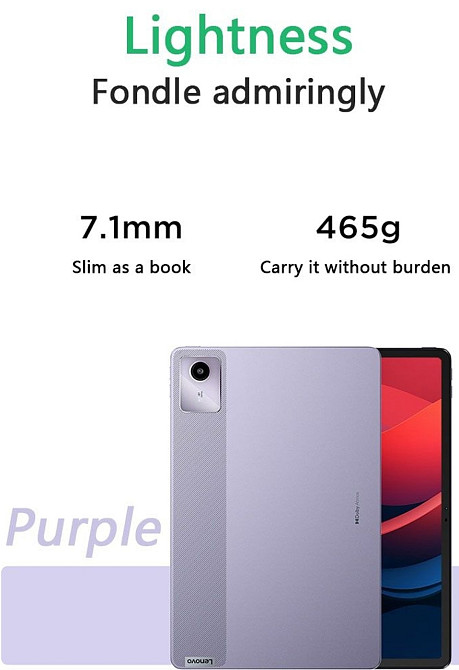 Планшет Lenovo Xiaoxin PAD 2024, 8/128Gb. Gray Wi-Fi IPS 11