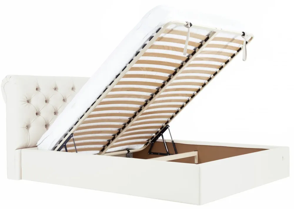 Кровать Двуспальная London Comfort 160 х 200 см Fly 2200 С подъемным механизмом и нишей для белья Белый Днепр - изображение 8