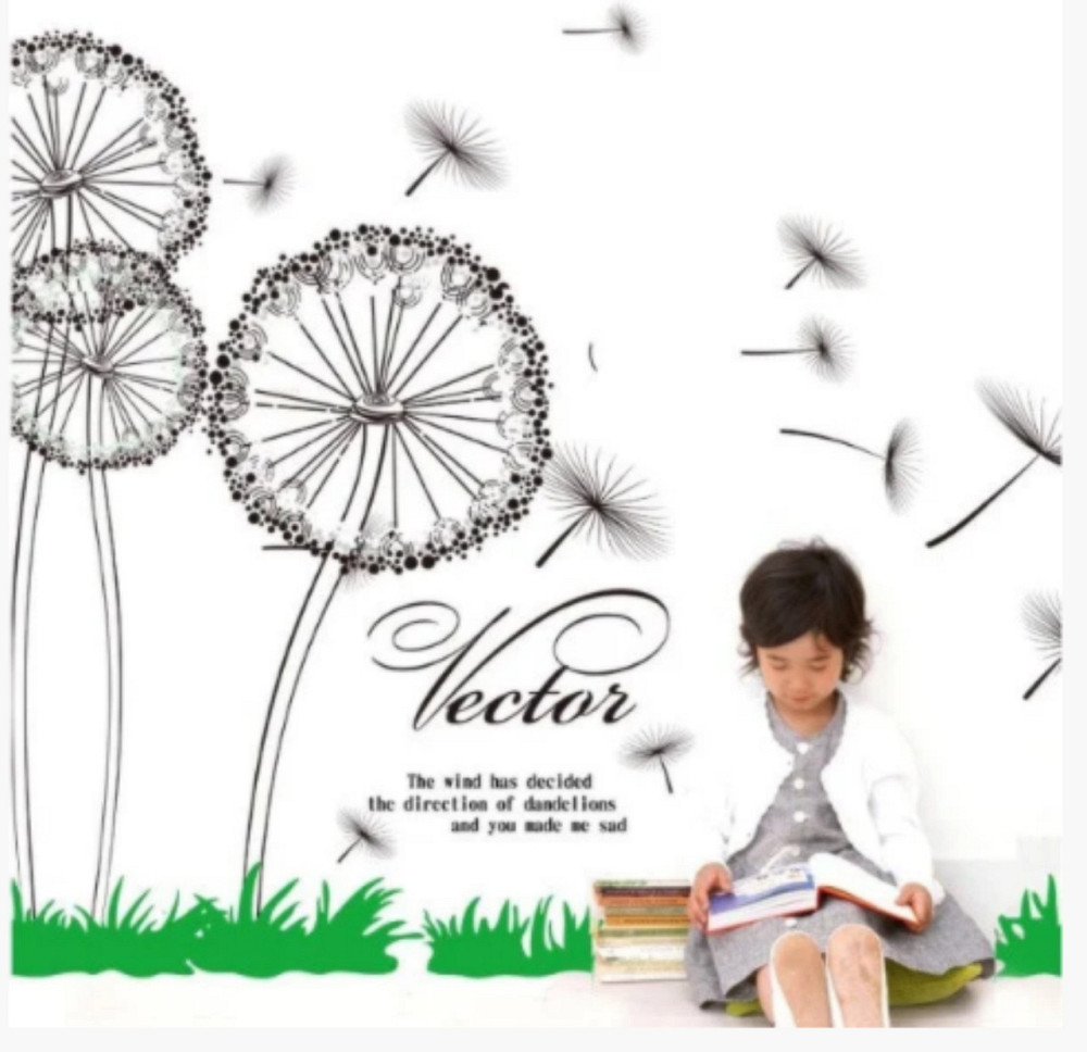 Наклейка интерьерная для декора Одуванчики Киев - изображение 1