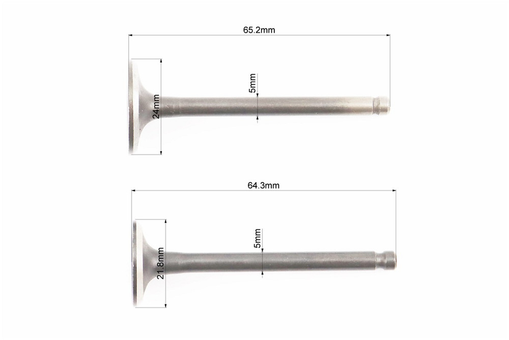 Клапан впускний, випускний к-кт 125cc Київ - фото 2