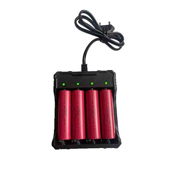 Мощные аккумуляторы 4 штуки на 2200mAh и зарядка для них! Батарейки с зарядкой для фонарей и тд. Каменец-Подольский