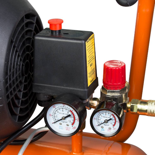 Компресор V 2,5кВт 435л/хв 8 бар 50л 2 крана Grad Житомир - фото 7