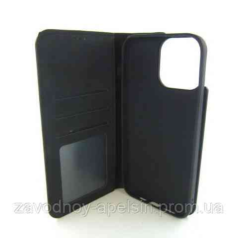 Чехол книжка iPhone 14 Pro Max Premium Case (черный) Одесса