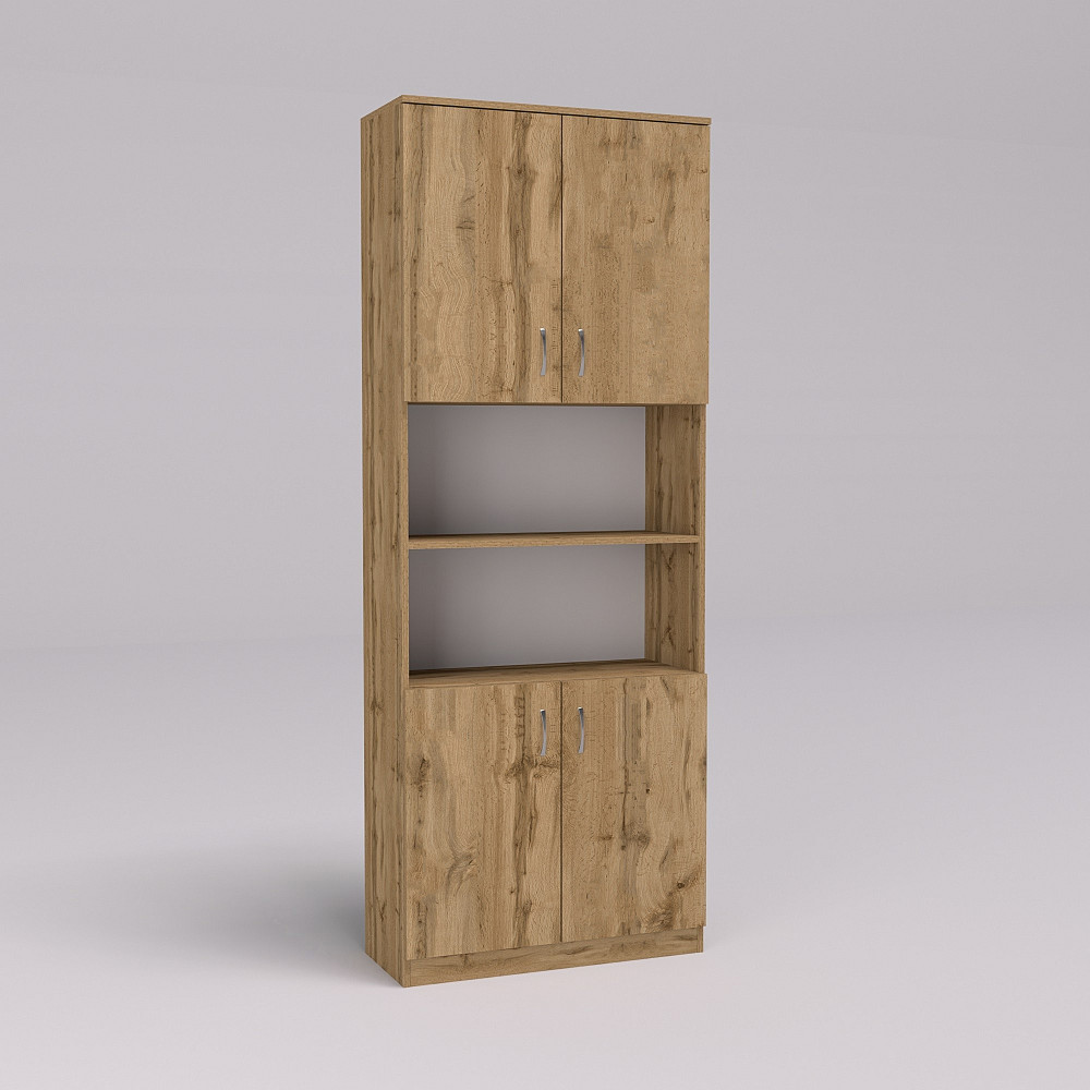 Шкаф офисный ОШ-3, Дуб Аппалачи, 800/340/2100 Львов - изображение 1