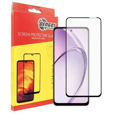 Скло захисне Dengos Full Glue OPPO A5i Black (TGFG-405) Вінниця