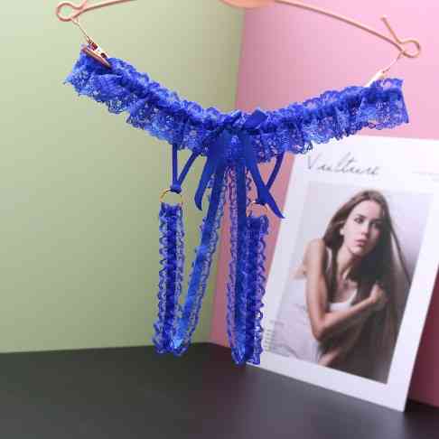 Труси з розрізом сині унісекс - розмір універсальний, резинка до 102см Київ