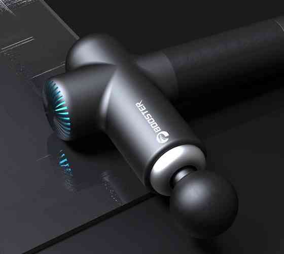 Перкуссионный массажный пистолет Booster Lightsaber триггерных точек Massage Gun Винница