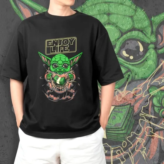 Футболка для подростка мальчика с принтом Звездные войны Enjoy Life Размер 160 Anime10038 Днепр