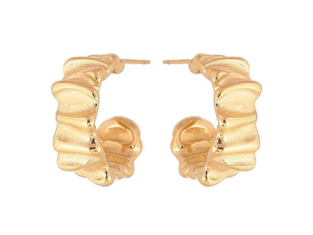 Сережки пусети Позолота 14K Декоративні дуги (310703) ТМ XUPING Київ - фото 1