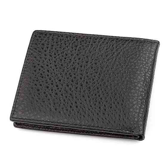 Чоловічий гаманець ST Leather 18319 (ST160) шкіряний Чорний Київ