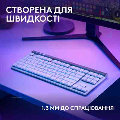 Клавіатура Logitech G515 TKL Lightspeed Tactile Bluetooth UA White (920-012539) Вінниця