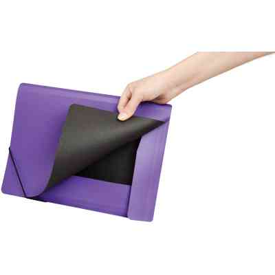 Папка на резинках Optima А4 двухцветная, фиолетовая (O30698-12) Винница