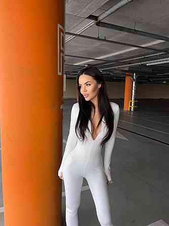 Женский утепленный облегающий комбинезон термо на флисе Молочный, 42/44 Одесса