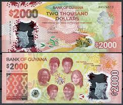 ГАЙАНА. 2000 долларов 2022г. (P-new). 