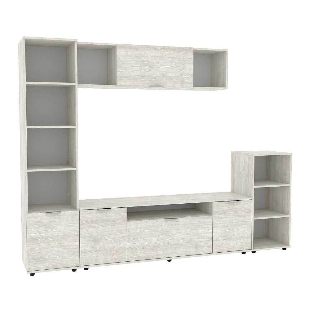 Стенка в гостиную Ketrin-4, Дуб Шамоні Світлий, 2440х425х1880 Львов - изображение 1