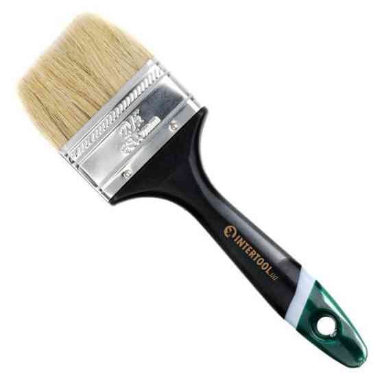 Пензель флейцева 63*12*38 мм, пластикова ручка INTERTOOL KT-1363 Київ