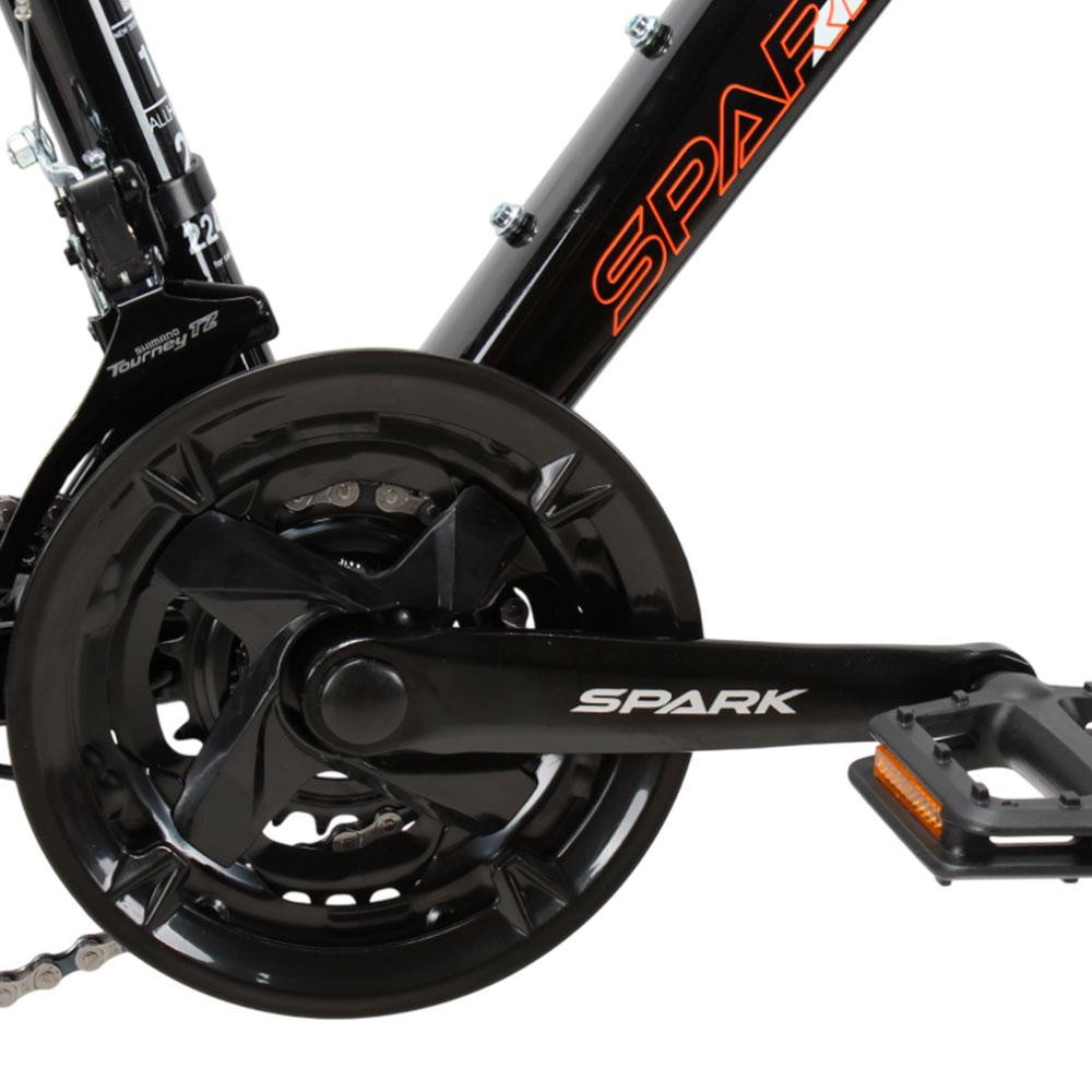 Велосипед SPARK HUNTER JR 24" (алюмінієва рама 12") чорний з жовтогарячим (Бескоштовхувальна доставка Новою Поштою) Харків - фото 3