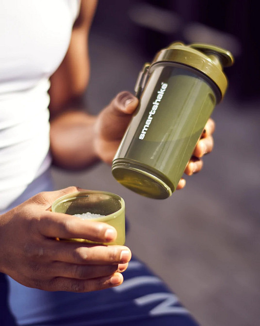 Шейкер спортивний SmartShake Original2GO One 800ml Army Green Каменское - изображение 7