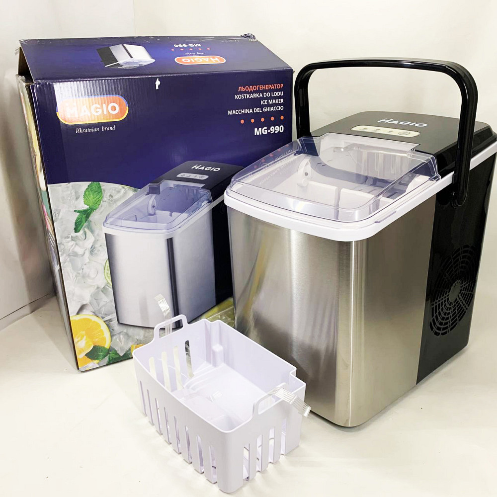 Генератор льоду для офісу, Magio, Генератор льоду для дому, Льодогенератор домашній GN-60 Івано-Франківськ - фото 8