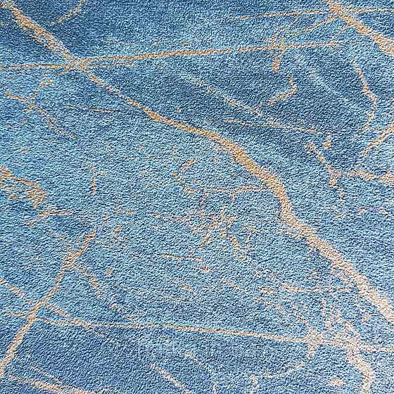 Шпалери вінілові на флізелін Rasch Factory 0.53х10,05 абстракція зріз каменю під мармур бірюзові золото 428957 Київ