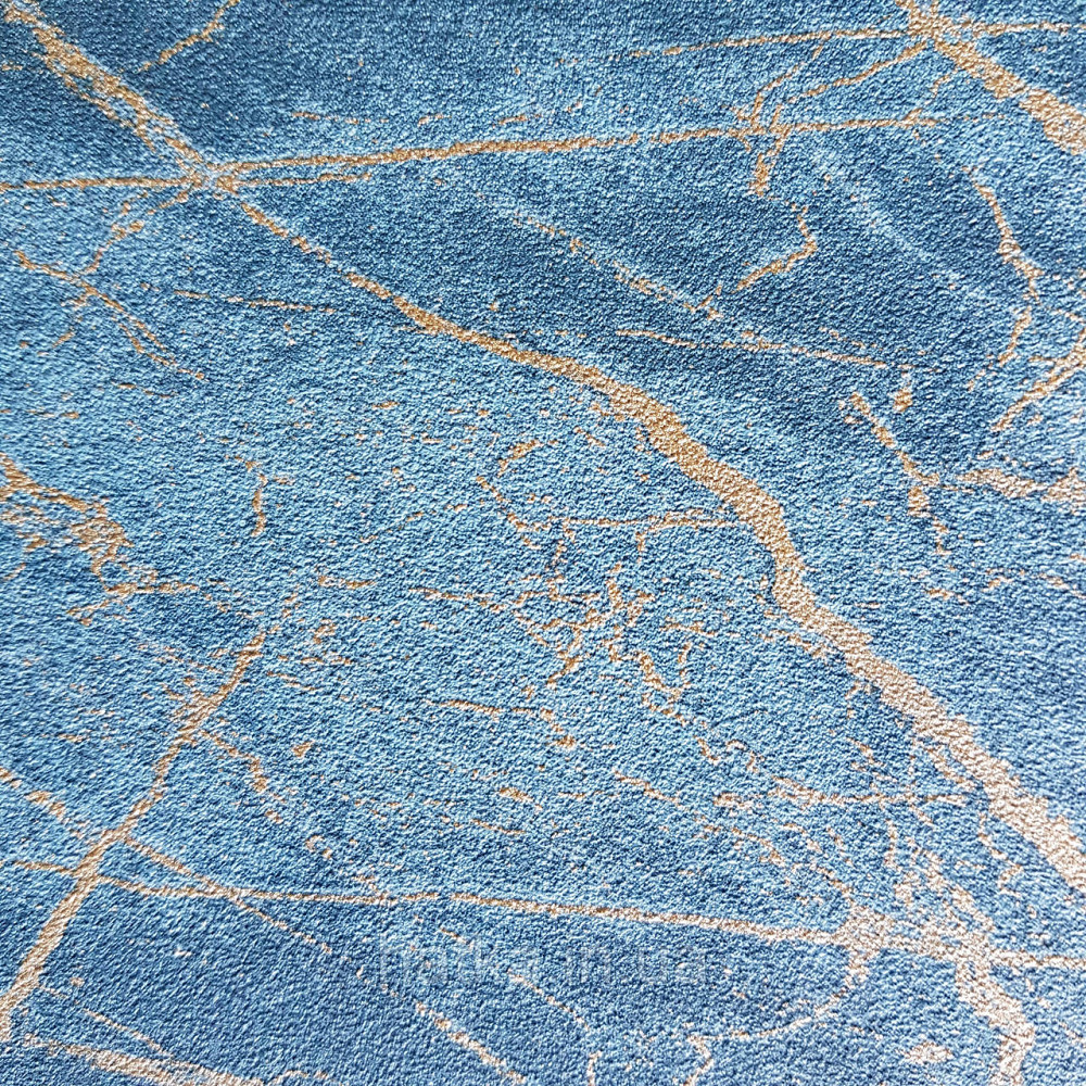 Шпалери вінілові на флізелін Rasch Factory 0.53х10,05 абстракція зріз каменю під мармур бірюзові золото 428957 Київ - фото 3